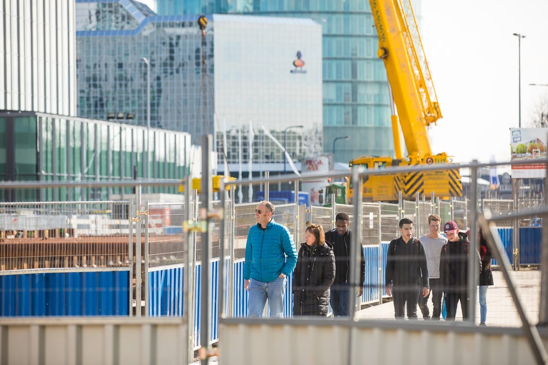 Construction of the safe manoeuvring area.