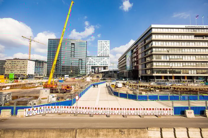 Construction site security Heras