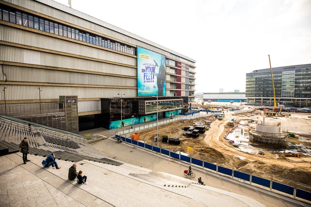 Jaarbeursplein_bouwterrein